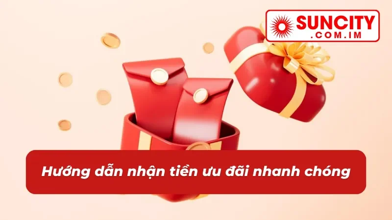 Các bước nhận khuyến mãi không gặp trở ngại