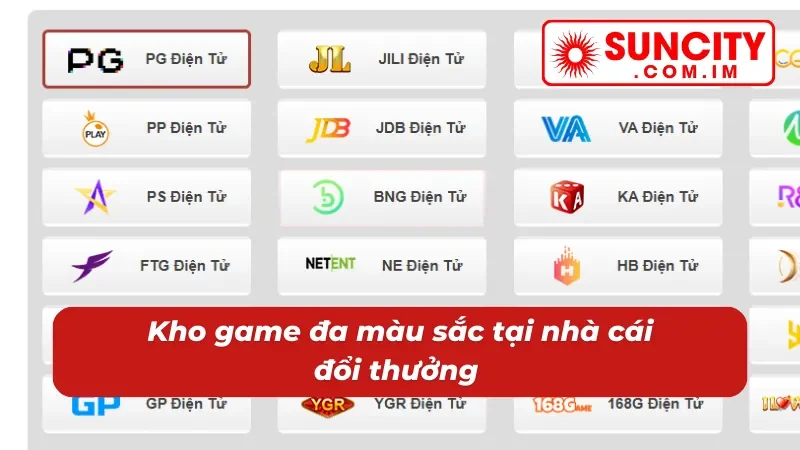 Khám phá những siêu phẩm chất lượng tại Suncity 